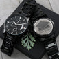 Class of 2023 Graduation Gift - Black Chronograph Watch - Graduation Gift for Nephew, Son, Grandson, Brother