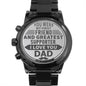 Gift for Dad Black Chronograph Watch - My First Friend - Father's Day Gift - Dad Christmas Birthday Wedding Gift