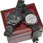 To My Son 2023 Graduate Black Chronograph Watch - Graduation Gift for Son - Class of 2023 Motivational Gift Luxury Box w/LED