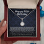 90th Birthday Necklace - Perfect Gift for Best Friend, Mother, Sister, Grandmother, Aunt, Cousin on Her 90th Milestone Birthday