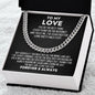 To My Love Cuban Link Chain - Best Thing I Found on the Internet Gift for Husband Boyfriend Fiance - Valentine's Day, Anniversary, Birthday