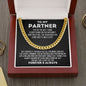 To My Partner Cuban Link Chain - Best Thing I Found on the Internet Gift for Husband Boyfriend Fiance - Valentine's Day, Anniversary