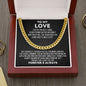 To My Love Cuban Link Chain - Best Thing I Found on the Internet Gift for Husband Boyfriend Fiance - Valentine's Day, Anniversary, Birthday