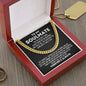 To My Soulmate Cuban Link Chain - Best Thing I Found on the Internet Gift for Husband Boyfriend Fiance - Valentine's Day, Anniversary 14K Yellow Gold Finish / Luxury Box