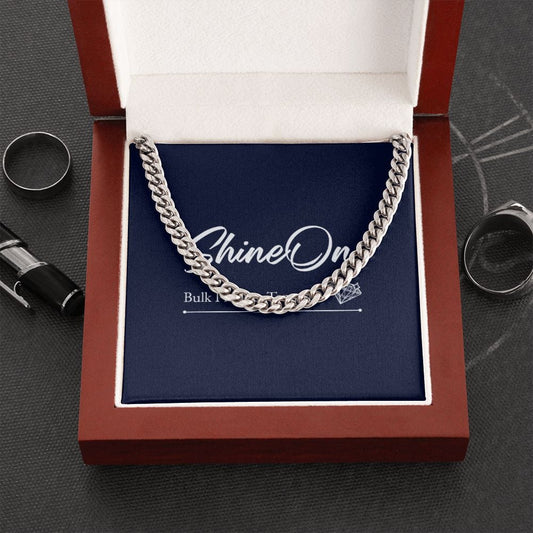 20230203 Cuban Link Chain Template Stainless Steel / Luxury Box