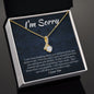 I'm Sorry Gift - Apology Gift Necklace for Her - Please Forgive Me Gift - Wife, Friend, Girlfriend - Forgiveness, Apologize Necklace