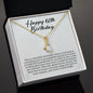60th Birthday Necklace - Perfect Gift for Best Friend, Mother, Sister, Grandmother, Aunt, Cousin on Her 60th Milestone Birthday