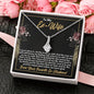 To My Ex-Wife Necklace - Gift for Ex-Wife - Truth Be Told - Divorce Jewelry for Ex - Ex-Wife Birthday - Ex-Wife Christmas