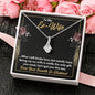 To My Ex-Wife Necklace - Funny Gift for Ex-Wife - Divorce Jewelry for Ex - Ex-Wife Birthday - Ex-Wife Christmas
