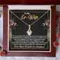 To My Ex-Wife Necklace - Gift for Ex-Wife - Co-Parenting Our Children - Divorce Jewelry for Ex - Ex-Wife Birthday - Ex-Wife Christmas