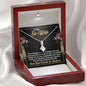 To My Ex-Wife Necklace - Gift for Ex-Wife - Mother of Our Son - Divorce Jewelry for Ex - Ex-Wife Birthday - Ex-Wife Christmas