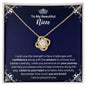 To My Niece Necklace - Motivational Gift for Niece Graduation - Niece Birthday 18K Yellow Gold Finish / Standard Box