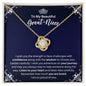 To My Great-Niece Necklace - Motivational Gift for Great-Niece Graduation - Great-Niece Birthday 18K Yellow Gold Finish / Standard Box