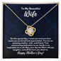 Mother's Day Gift for Wife Necklace - To the Mother of My Children - Appreciated Mothers Day Jewelry, From Husband to Wife Mother's Day Gift 18K Yellow Gold Finish / Standard Box