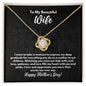 Mother's Day Gift for Wife Necklace - To the Mother of My Children - Gratitude Mothers Day Jewelry, From Husband to Wife Mother's Day Gift 18K Yellow Gold Finish / Standard Box