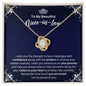 To My Niece-in-Law Necklace - Motivational Gift for Niece-in-Law Graduation - Niece-in-Law Birthday 18K Yellow Gold Finish / Standard Box