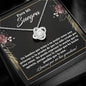 Para Mi Suegra Collar - To My Mother-in-law en Español - Boda o Regalo de Cumpleaños - Regalo del Día de la Madre