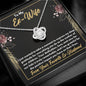 To My Ex-Wife Necklace - Gift for Ex-Wife - Mother of Our Children - Divorce Jewelry for Ex - Ex-Wife Birthday - Ex-Wife Christmas