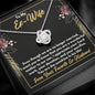 To My Ex-Wife Necklace - Gift for Ex-Wife - Mother of Our Son - Divorce Jewelry for Ex - Ex-Wife Birthday - Ex-Wife Christmas