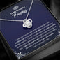 To My Princess Necklace - Motivational Gift for Daughter Graduation - Granddaugther Birthday