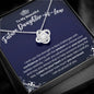 To My Future Daughter-in-Law Necklace - Motivational Gift for Son's Fiancee Graduation - Son's Girlfriend Birthday