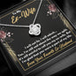 To My Ex-Wife Necklace - Unique Gift for Ex-Wife - Divorce Jewelry for Ex - Ex-Wife Birthday - Ex-Wife Christmas