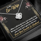 To My Ex-Wife Necklace - Funny Gift for Ex-Wife - Divorce Jewelry for Ex - Ex-Wife Birthday - Ex-Wife Christmas