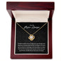 Para Mi Mejor Amiga Collar - To My Best Friend en Español - Agradecida y Bendecida - Graduación Motivacional, Boda o Regalo de Cumpleaños 18K Yellow Gold Finish / Luxury Box