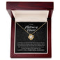 To My Matron of Honor Gift - Wedding Necklace for Matron of Honor - Birthday Gift 18K Yellow Gold Finish / Luxury Box