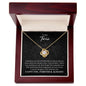 To My Twin Gift - Necklace for Twin Sister - Birthday Gift 18K Yellow Gold Finish / Luxury Box