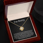 I'm Sorry Gift - Apology Gift Necklace For Her - Please Forgive me Gift - Wife, Girlfriend, Friend - Forgiveness, Apologize Necklace