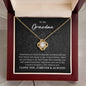 To My Grandma Gift - Necklace for Grandmother - Mother's Day Gift, Birthday Gift