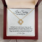 I'm Sorry Gift - Apology Gift Necklace For Her - Please Forgive me Gift - Wife, Girlfriend, Friend - Forgiveness, Apologize Necklace