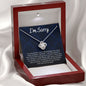 I'm Sorry Gift - Apology Gift Necklace For Her - Please Forgive me Gift - Wife, Girlfriend, Friend - Forgiveness, Apologize Necklace