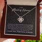 To My Maid of Honor Gift - Wedding Necklace for Maid of Honor - Birthday Gift