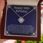 50th Birthday Necklace - Perfect Gift for Best Friend, Mother, Sister, Grandmother, Aunt, Cousin on Her 50th Milestone Birthday