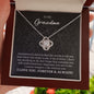 To My Grandma Gift - Necklace for Grandmother - Mother's Day Gift, Birthday Gift
