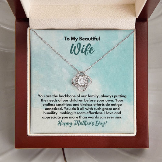 Mother's Day Gift for Wife Necklace - To the Mother of My Children - Family Mothers Day Jewelry, From Husband to Wife Mother's Day Gift
