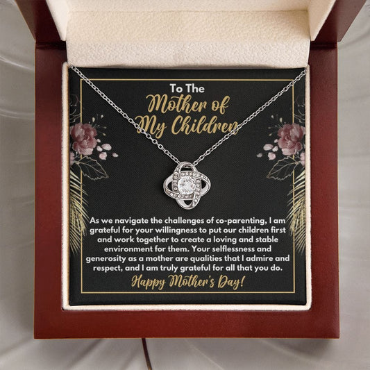 Mother's Day Gift for Mother of My Children Necklace - Ex-Wife Mother's Day Gift, Ex-Girlfriend Mother's Day Gift - Co-Parenting Mothers Day
