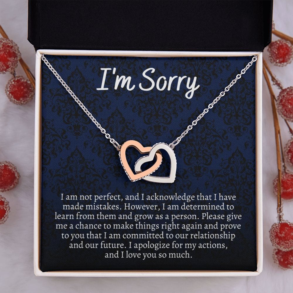 I'm Sorry | For Hurting You - Love Knot Necklace – Unlimited Gift Designs
