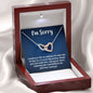 I'm Sorry Gift - Apology Gift Necklace For Her - Please Forgive Me Gift - Girlfriend, Wife, Friend - Forgiveness, Apologize Necklace