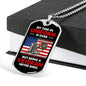 Being a Veteran Never Ends Dog Tag - Gift for Military Veteran