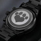 Dog Paw Heart Engraved Watch - Gift for Dog Dad