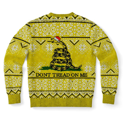 Don't Tread On Me - Funny Ugly Republican Christmas Sweater (Sweatshirt)