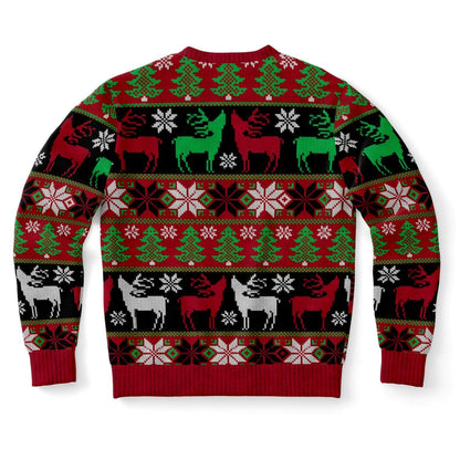 Epstein Didn't Kill Himself, Ugly Christmas Sweater Sweatshirt, Funny Republican Xmas Shirt