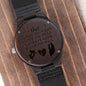 Father of the Bride Engraved Wooden Watch - Gift for Dad - Wedding Gift from Bride - I Loved You First - Dad Gift from Daughter