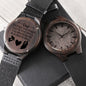 Father of the Bride Engraved Wooden Watch - Gift for Dad - Wedding Gift from Bride - I Loved You First - Dad Gift from Daughter Standard Box