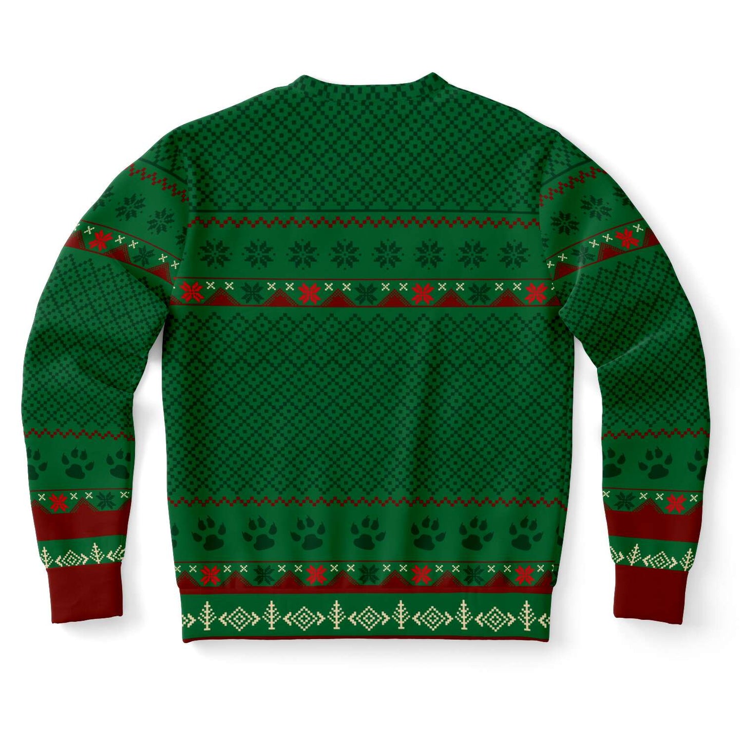 Feliz Navidog - French Bulldog - Funny Frenchie Dog Lover Ugly Christmas Sweater (Sweatshirt)