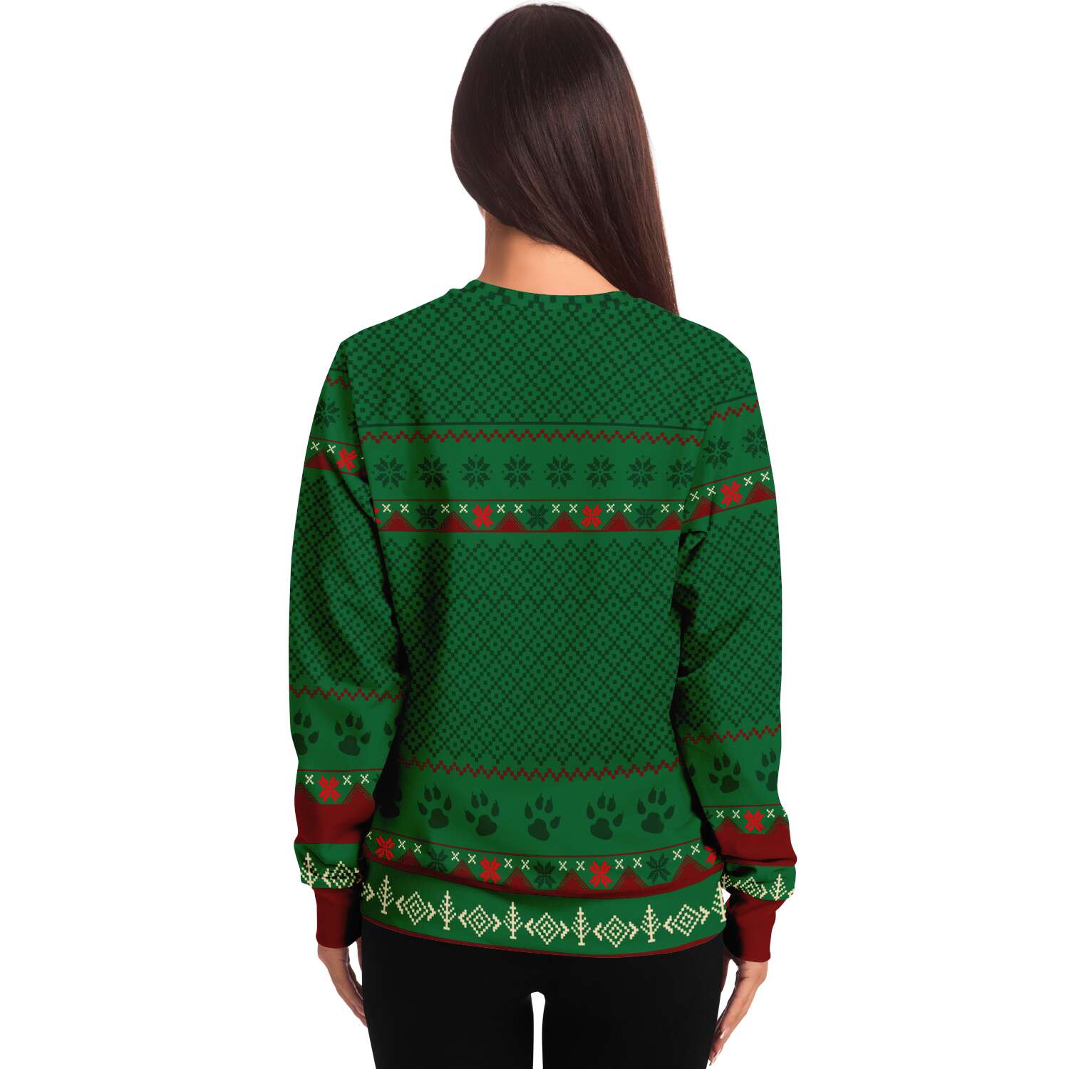 Feliz Navidog - Shiba Inu - Funny Dog Lover Ugly Christmas Sweater (Sweatshirt)