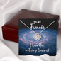 Fiancee Gift - I Love You In Every Universe Jewelry - Necklace for Dr. Strange Fan